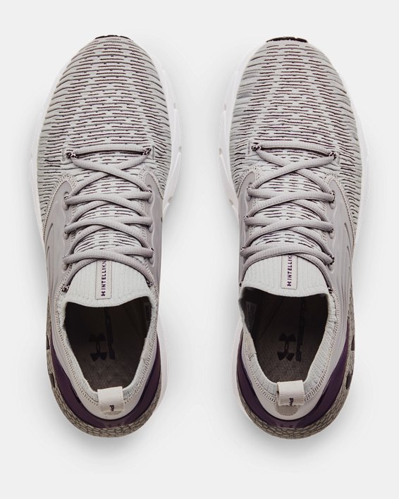 Men's UA HOVR™ Phantom 2 IntelliKnit Running Shoes, Gray, pdpMainDesktop image number 2